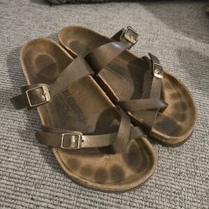 Birkenstock Brown Sandals with Straps 39